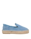 Kanna Woman Espadrilles Azure Size 5 Textile Fibers In Blue