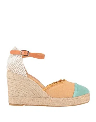 Kanna Woman Espadrilles Light Green Size 9 Textile Fibers
