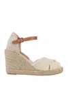Kanna Woman Espadrilles Off White Size 5 Textile Fibers In Off White