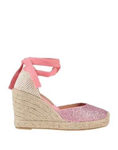 Kanna Woman Espadrilles Pink Size 5 Textile Fibers