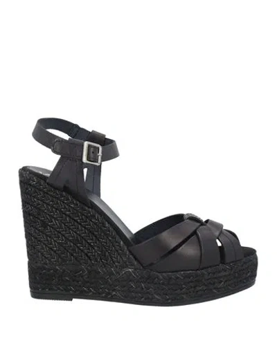 Kanna Woman Sandals Black Size 9 Soft Leather