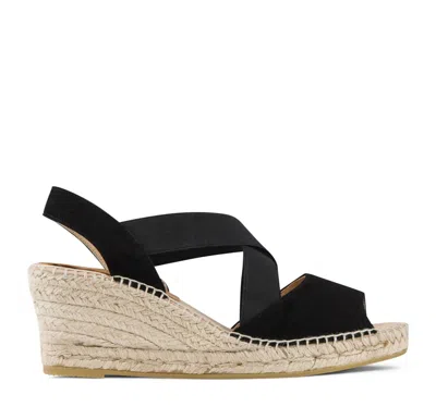 Kanna Women's Wedge Sandal In Black