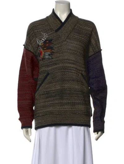 Pre-owned Kansai Yamamoto Vintage 1980's Sweater In Neutral