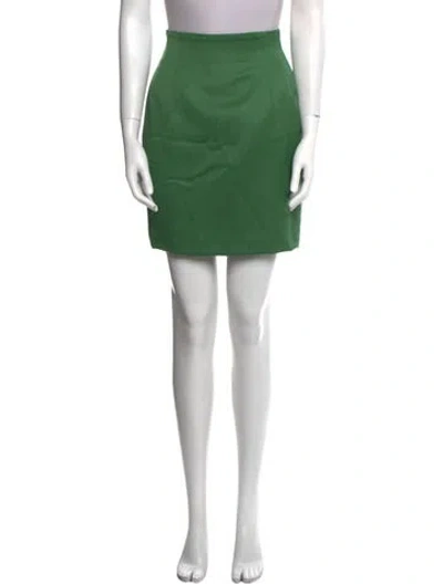 Pre-owned Kansai Yamamoto Vintage Mini Skirt In Green