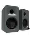 Kanto Ora Powered Reference Desktop Speakers With Bluetooth - Pair In Black