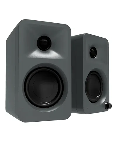 Kanto Ora Powered Reference Desktop Speakers With Bluetooth - Pair In Black