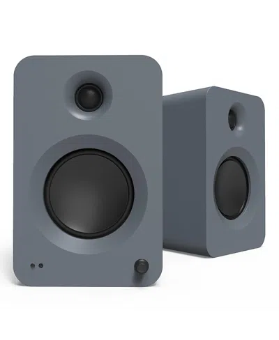 Kanto Ren Powered Bluetooth Bookshelf Speakers - Pair In Gray