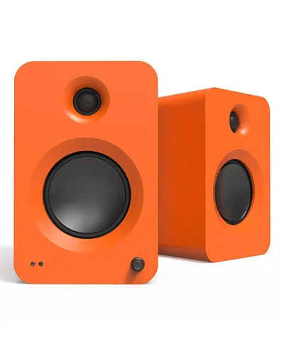 Kanto Ren Powered Bluetooth Bookshelf Speakers - Pair In Orange