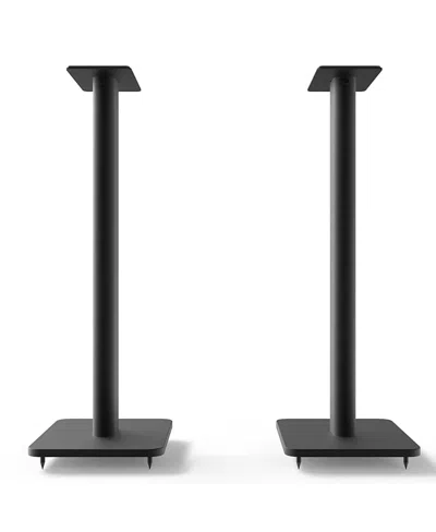 Kanto Sp26pl 26" Bookshelf Speaker Stands With Rotating Top Plates And Cable Management - Pair In Black
