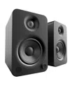 Kanto Yu4 Powered Bookshelf Speakers With Built-in Bluetooth - Pair In Black