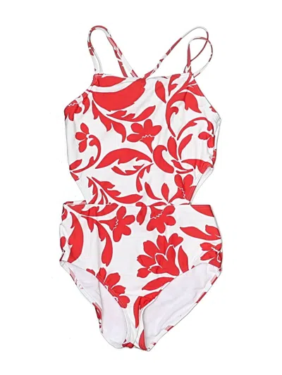 Pre-owned Kanu Surf Bodysuit In Red
