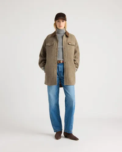 Kanuk Alma Double-face Wool Shacket, Xs