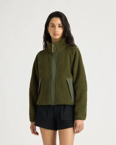 Kanuk Becassine Fleece Pullover, Xs In Hunter Green