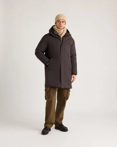 Kanuk Bienlong Mid-length Coat, L In Brown
