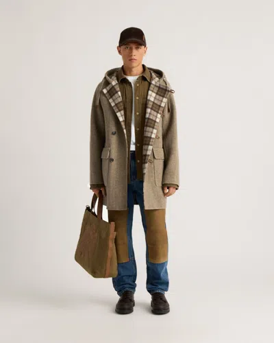 Kanuk Brigham Double-face Wool Duffle Coat, S In Brown