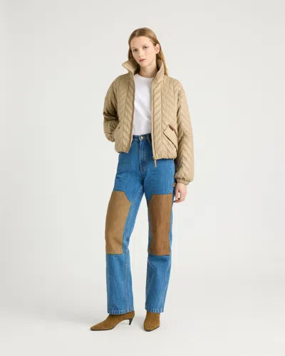 Kanuk Chertsey Quilted Bomber, S In Dune