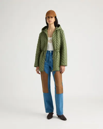 Kanuk Hope Quilted Jacket, S In Clover Green