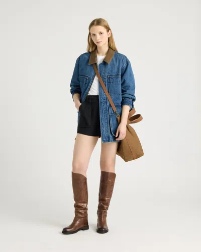 Kanuk Kildaire Denim Field Jacket, Xxl In Blue