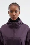 Kanuk Langley Windbreaker With Hood In Vintage Purple In Purple