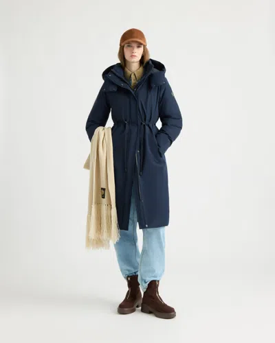 Kanuk Lanoraie Hooded Coat, Xs In Blue