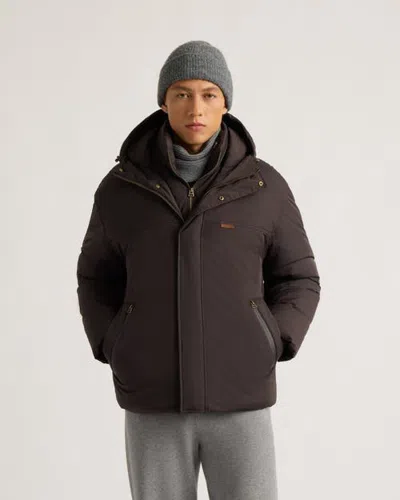 Kanuk Mens Biencourt Hooded Jacket In Terre