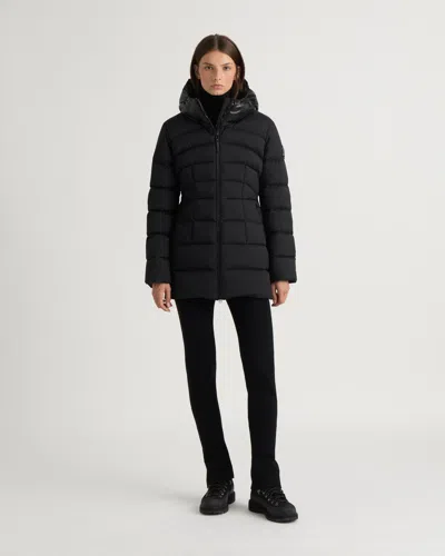 Kanuk Merrill Quilted Down Coat, Xxs In Black