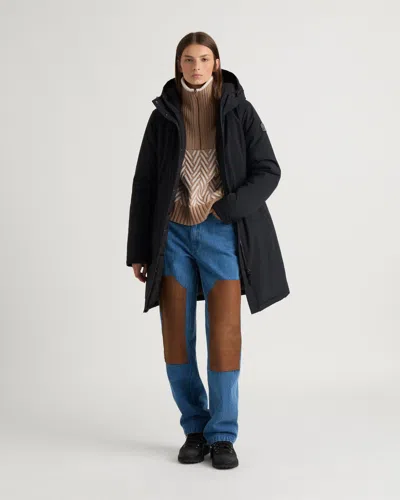 Kanuk Minganie Hooded Coat, L In Black