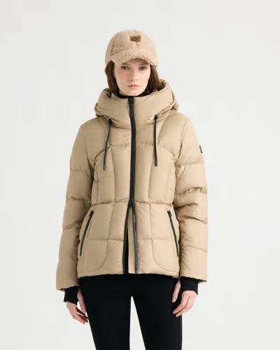 Kanuk Mistassini Hooded Down Puffer, Xxs In Brown