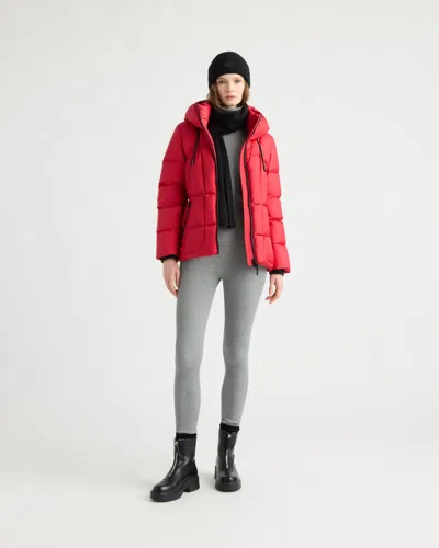 Kanuk Mistassini Hooded Down Puffer, Xxs In Red