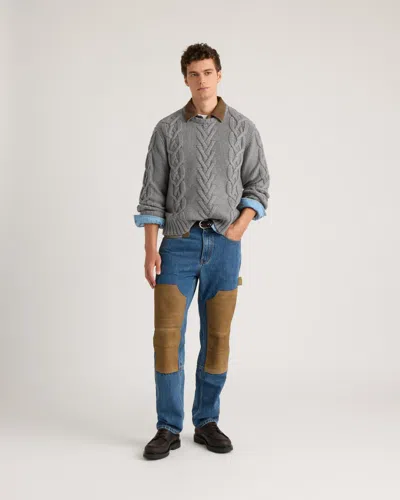 Kanuk Nedelec Cable Sweater, S In Gray