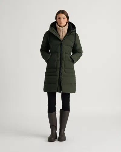 Kanuk Notting Hill Quilted Puffer, Xs In Hunter Green