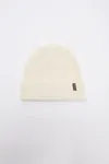 Kanuk Odda Ribbed Beanie In Cream In Beige