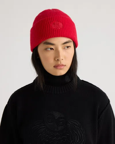 Kanuk Pacome Rib-knit Beanie, Os In Red