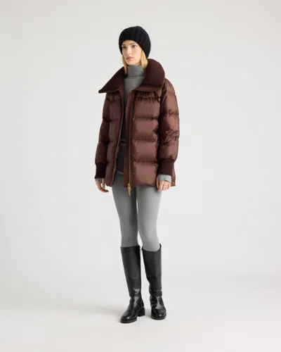 Kanuk Venosta Mid-length Puffer, Xs In Brown