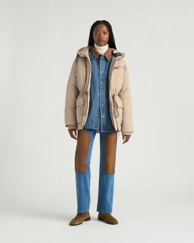 Kanuk Vercheres Hooded Puffer Coat, L In Putty