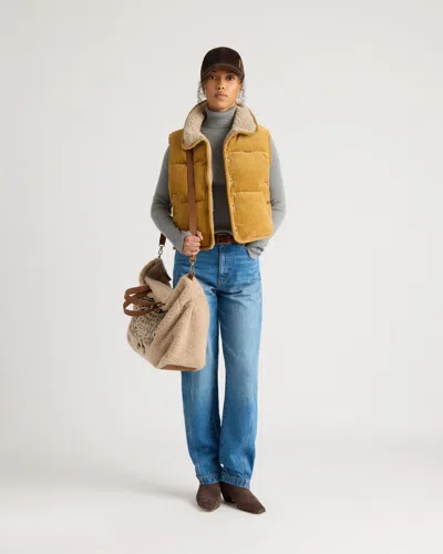 Kanuk Yamaska Reversible Puffer Vest, Xs In Orange