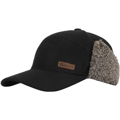 Kanut Sports Berber Earflap Cap In Black
