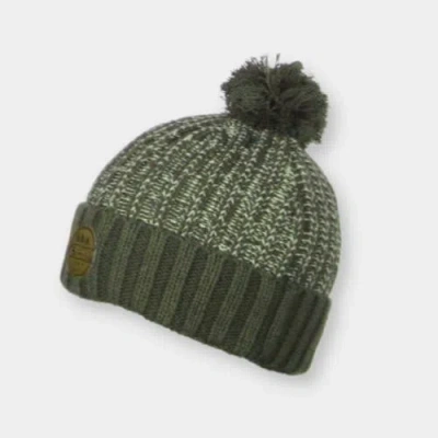 Kanut Sports Cable Knit Beanie In Green