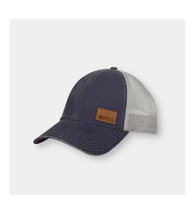 Kanut Sports Men's Unisex Nolin Snap Back Baseball Cap In Indigo,natural