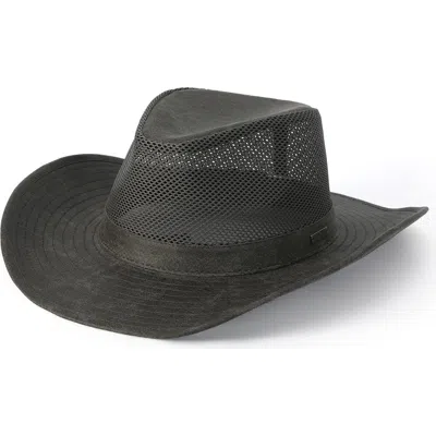 Kanut Sports Mesh Brim Hat In Black