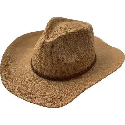 Kanut Sports Straw Cowboy Hat In Brown
