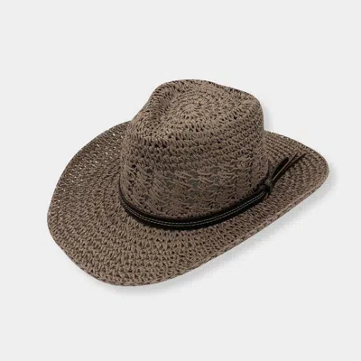 Kanut Sports Western Straw Hat In Brown