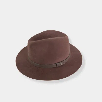 Kanut Sports Wool Brim Hat In Brown
