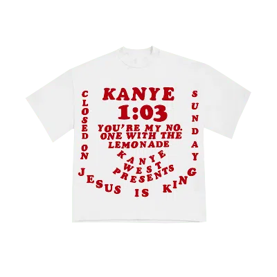 Pre-owned Kanye West Men's  Cpfm For Jik Iii T-shirt In White