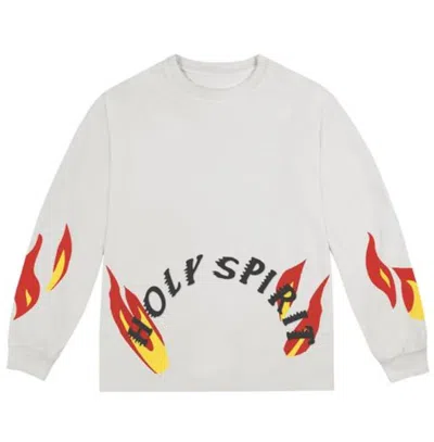 Pre-owned Kanye West Men's  Holy Spirit Long Sleeve Tee Shirt In Bone