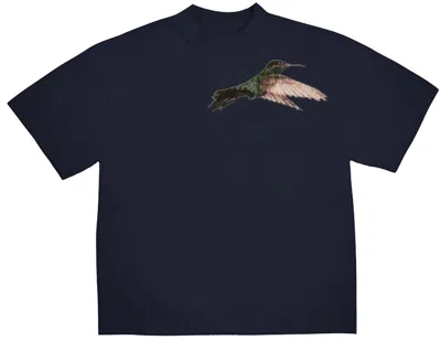 Pre-owned Kanye West Men's  Jesus Is King Jamaica Bird T-shirt In Navy Blue