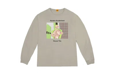 Pre-owned Kanye West Men's  Pornhub Kendra Sunderland Long Sleeve Tee Shirt In Vapor