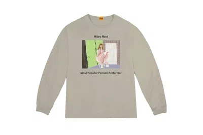 Pre-owned Kanye West Men's  Pornhub Riley Reid Long Sleeve Tee Shirt In Vapor