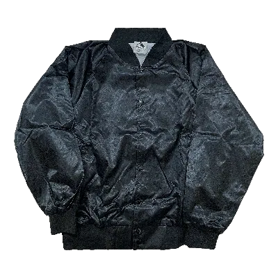 Pre-owned Kanye West Pablo Pop-up Satin Bomber Jacket 'black'