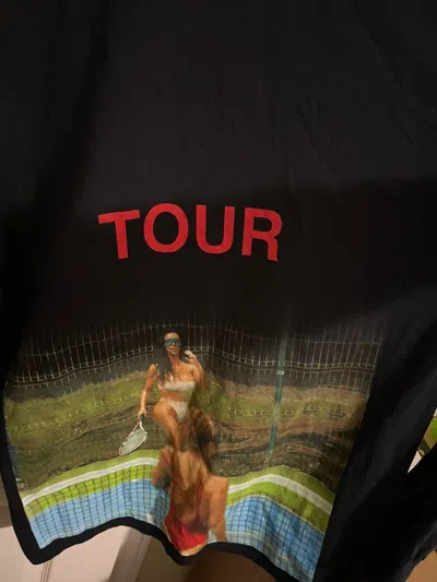 Pre-owned Kanye West Saint Pablo Tour Long Sleeve Tee Black Kim Xxl Xl